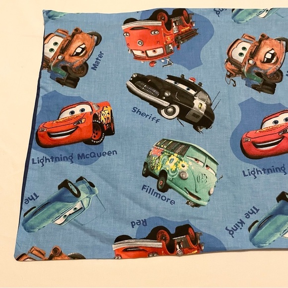 Disney Pixar Cars Pillowcase Homemade 21” x 13.5” Pillow Case - Picture 2 of 16